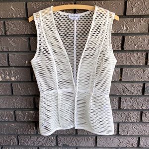 BEBE Peplum Top XS